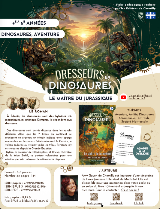 Fiche Pédagogique - Dresseurs de Dinosaures : Le Maître du Jurassique