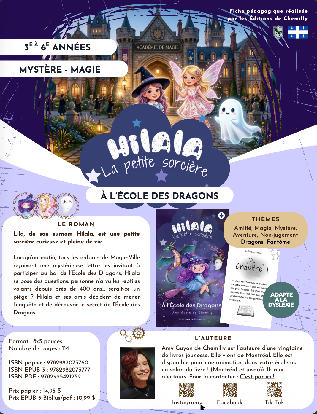 Fiche Pédagogique - Hilala la Petite Sorcière : À L'École des Dragons